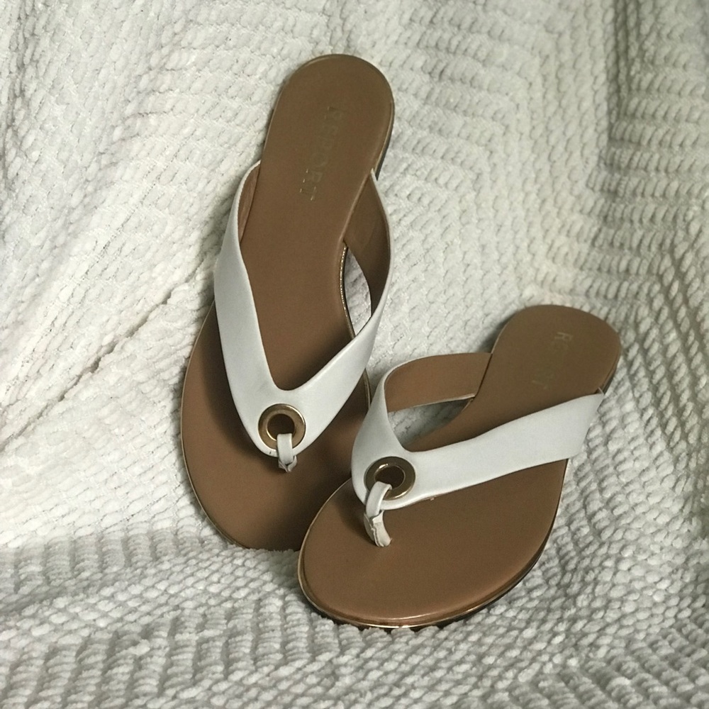Stylish Report Flip-Flops